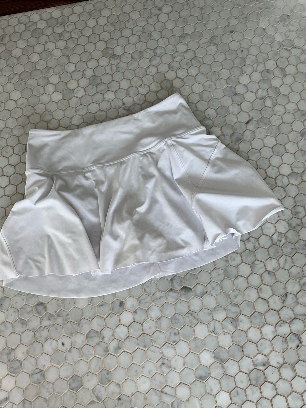 Athleta White Flared Women's tennis Skirt
